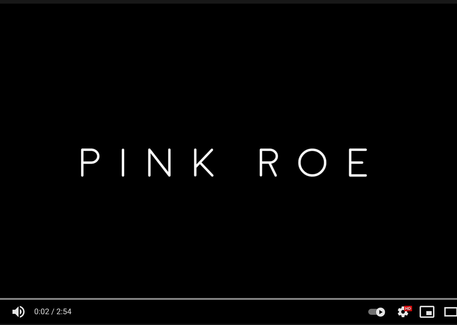 Pink Roe - Xota da noite 
